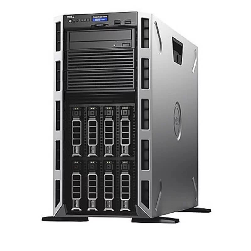Used Dell PowerEdge T430 8 x 3.5" Hot Plug 2x E5-2630 V3 Eight Core 2.4Ghz 32GB 8x 600GB H730
