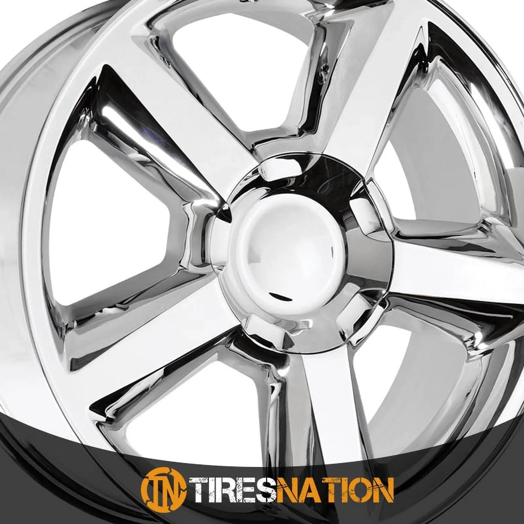 OE Creations Aluminum Rim PR131 20X8.5in Chrome Finish, 131C-285831 2018 Chevrolet Sizeilverado 1500