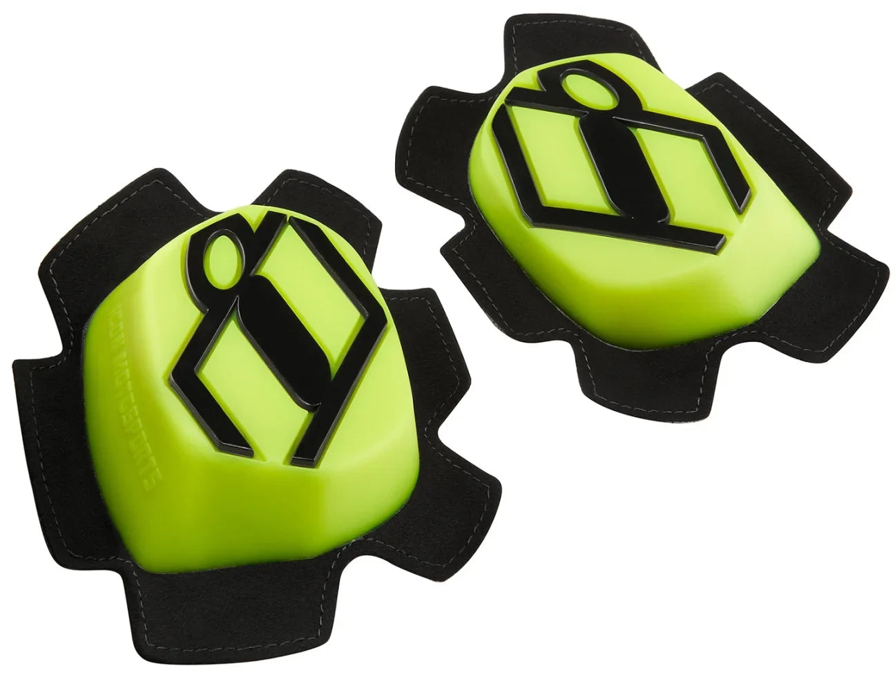 Icon Cloverleaf-2 CE Knee Pads Black/Green SizeM/XL