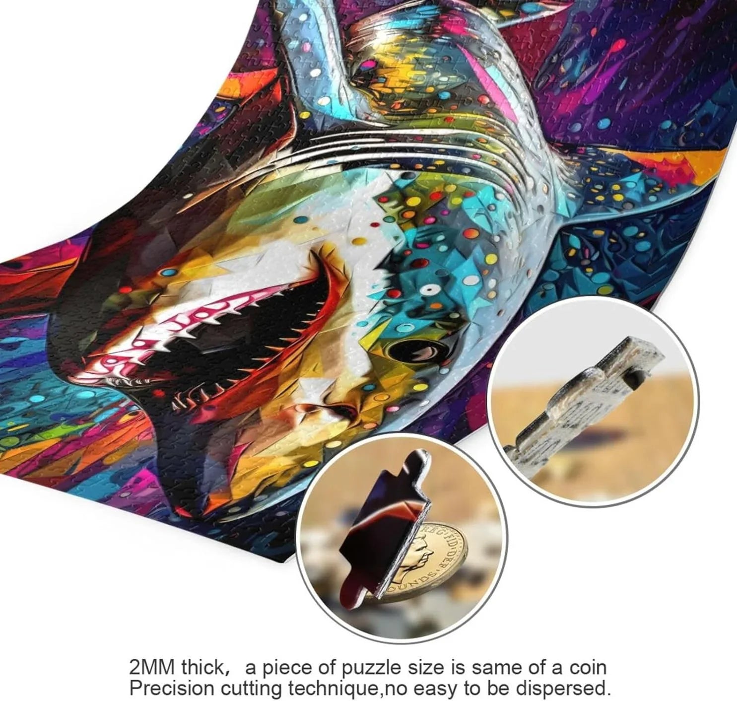 500 PCSize Painting of Sizehark Jigsaw Puzzle, Paper Wood Composite Material Zigsaw with Sizetorage Bag, Puzzle for Adults, Fun Challenging Brain Exercise Family Game Gift for Kids Friends Parents