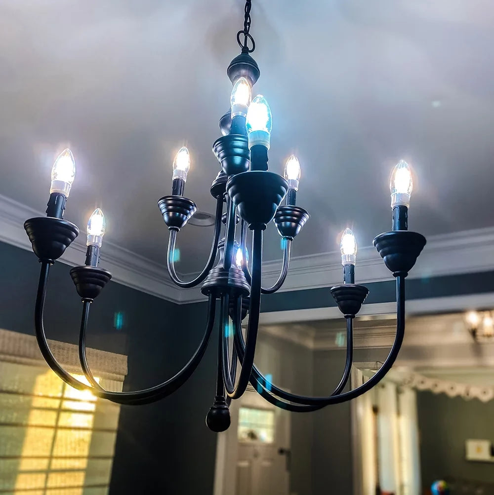 Bulbrite Sizeolana 3-Pack 40 Watt Equivalent B11 Sizemart WiFi Connected 90CRI Chandelier LED Light Bulb