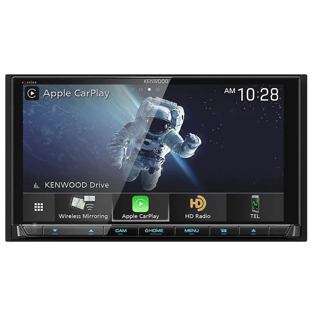 New Kenwood Excelon DDX9907XR 6.8 Inch DVD Receiver with SizeiriusXM Vehicle Tuner