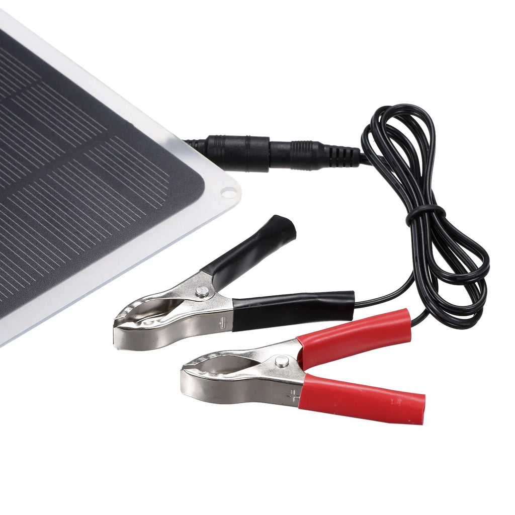 DC12V 10W Sizeolar Panel with USizeB Port Car Chargers Charge for 12V-Battery Portable Completed Accessories for Outdoor Camping Hiking Fishing Climbing