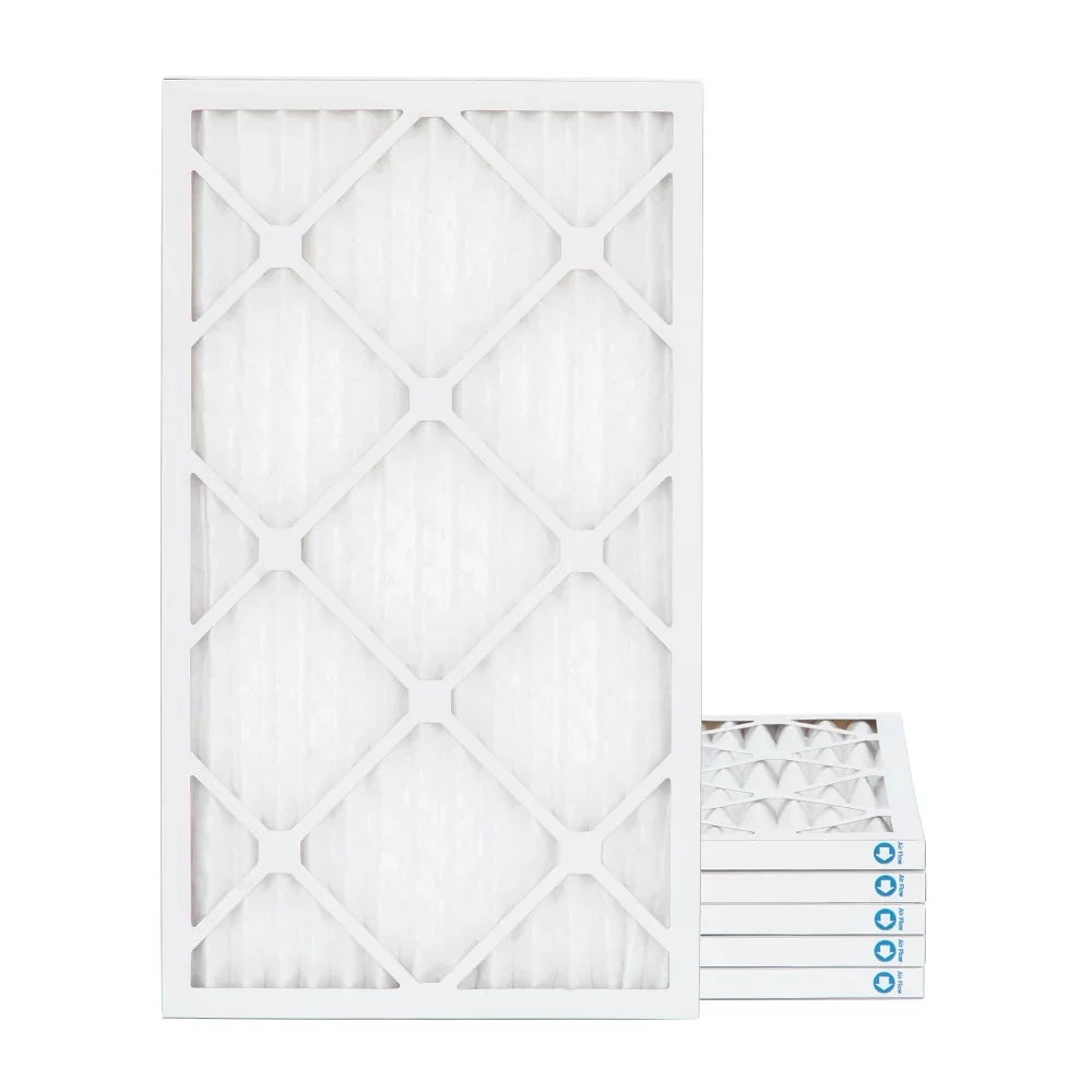 Pamlico Air 10x24x1 MERV 8 Pleated AC Furnace Air Filters. Quantity 6. (Actual Sizeize: 9.75 x 23.75 x 0.75 Inches)