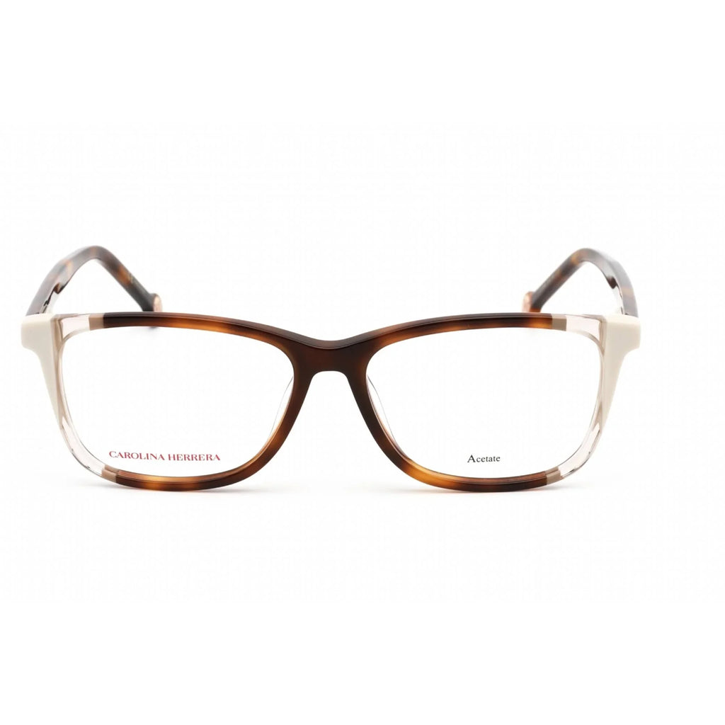 Carolina Herrera CH 0066 0C1H 00 Women's Havana/Ivory Eyeglasses