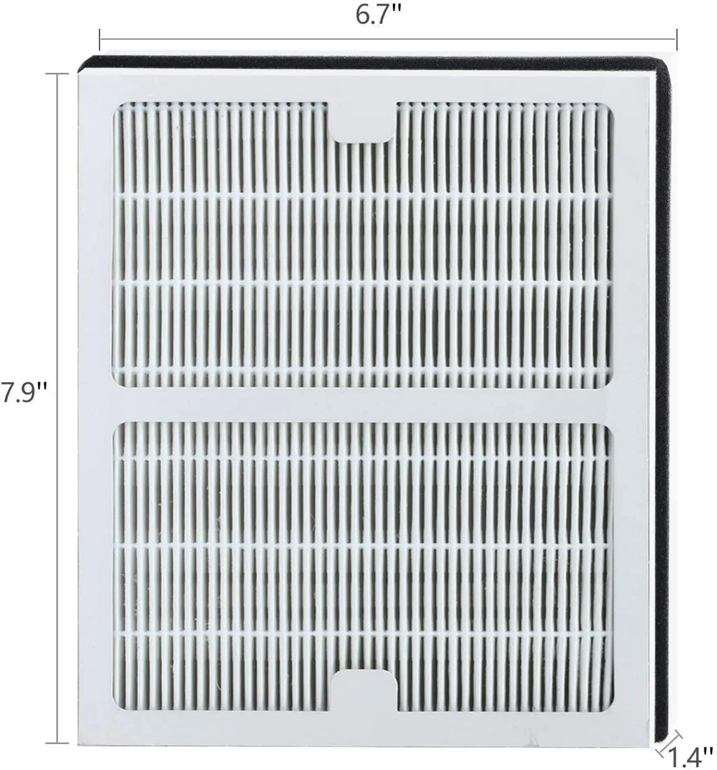 FilledwithLove Compatible 1 Pack Idylis AC-2125, AC-2126, IAP-10-125, IAPC-40-140, IAP-10-150, IAP-10-050 HEPA & Carbon Filter Sizeet