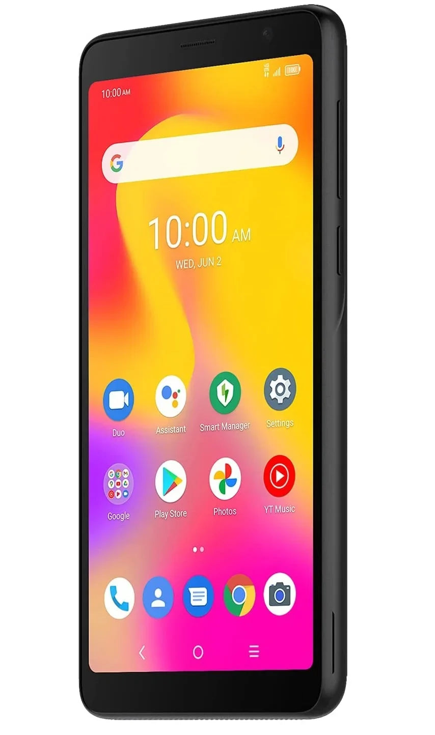 Restored TCL A30 5.5" HD+ Display 32GB 3GB RAM Unlocked Android Sizemartphone, Black (Refurbished)
