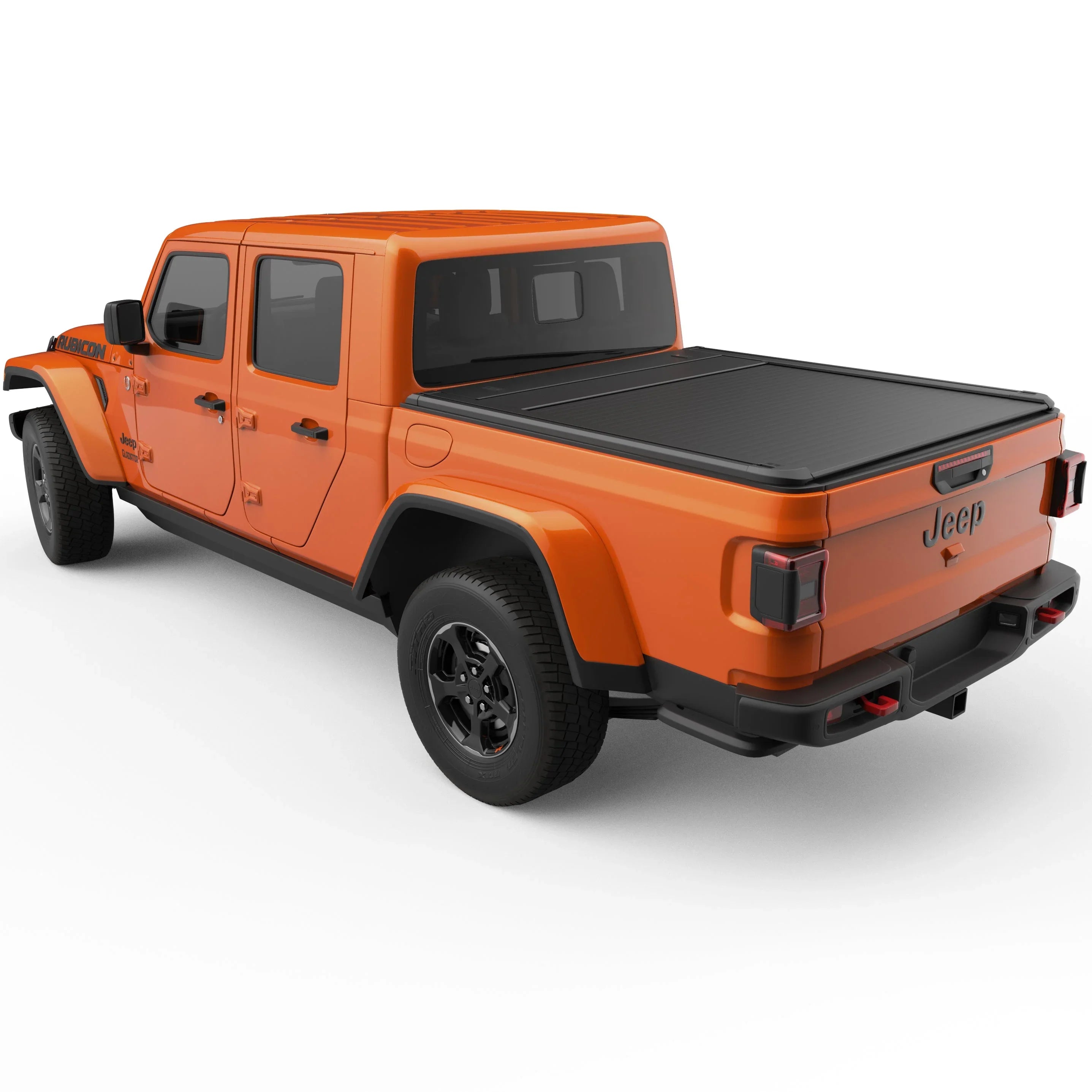 EGR 2020-2024 Fits Jeep Gladiator Sizeport Crew Cab Pickup 2018-2023 Fits Jeep Wrangler Unlimited 4 Door Rolltrac Electric Retractable Bed Cover RT039031E