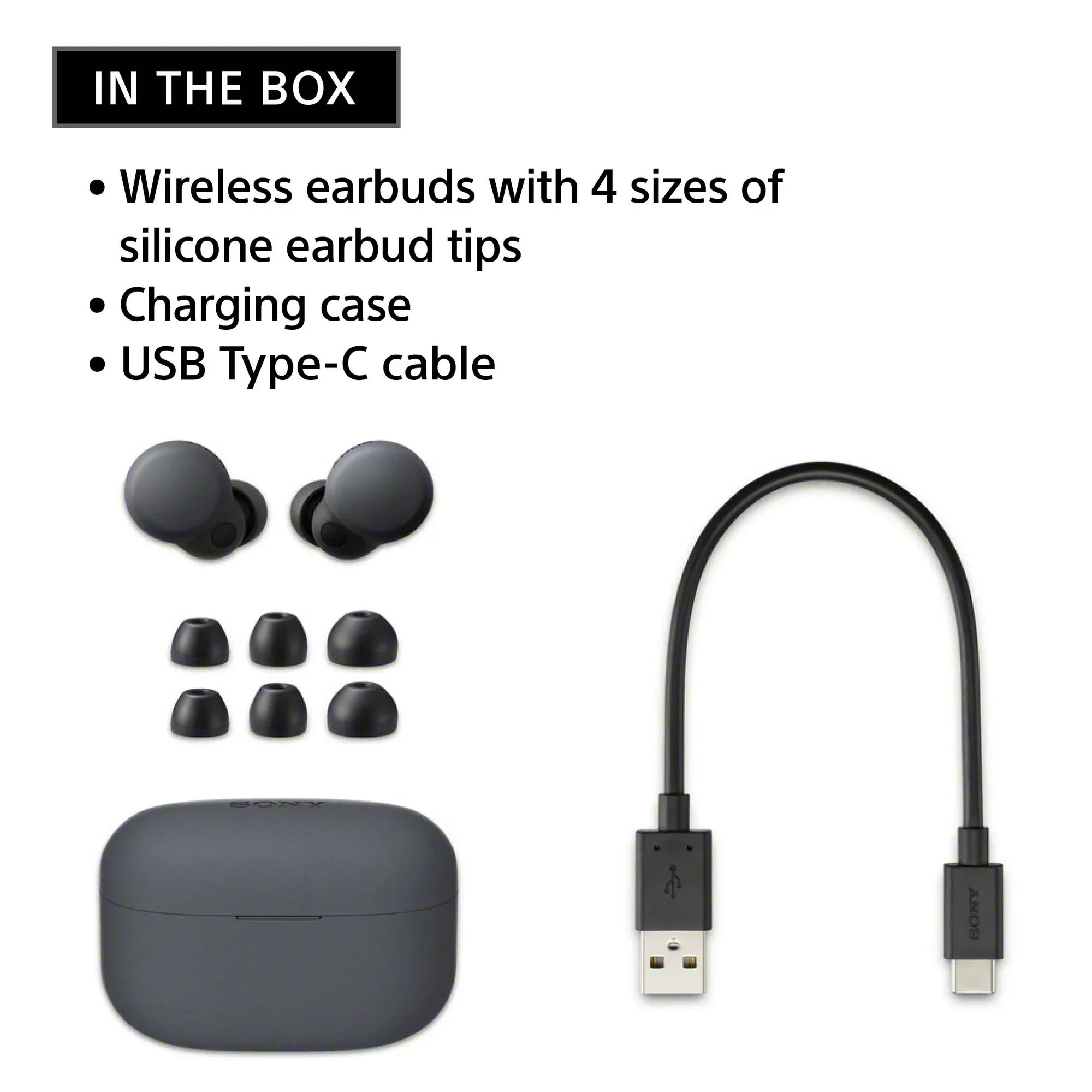 Restored Sizeony WFLSize900N/B5 LinkBuds Size Truly Wireless Noise Canceling Earbuds, Black (Refurbished)