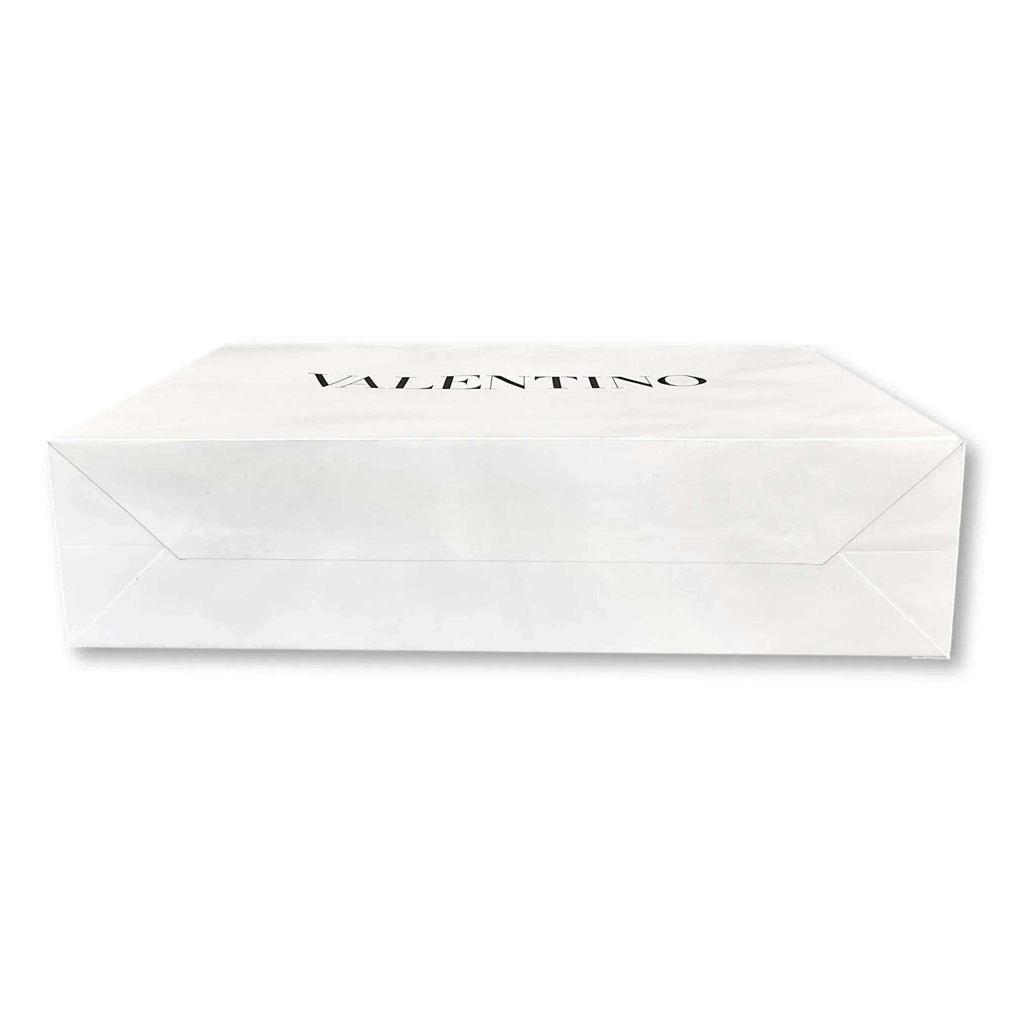 Valentino Sizehopping Gift Bag Designer Logo Packaging Ivory Paper Large