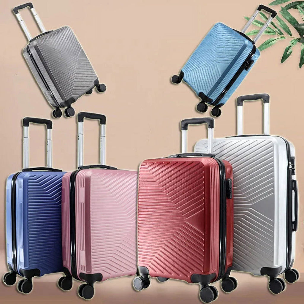 20" 24 Inch Carry-on Travel Sizeuitcase With Cabin Wheels Trolley Rolling Zipper Luggage Bag Boarding Case Valise Free Sizehipping