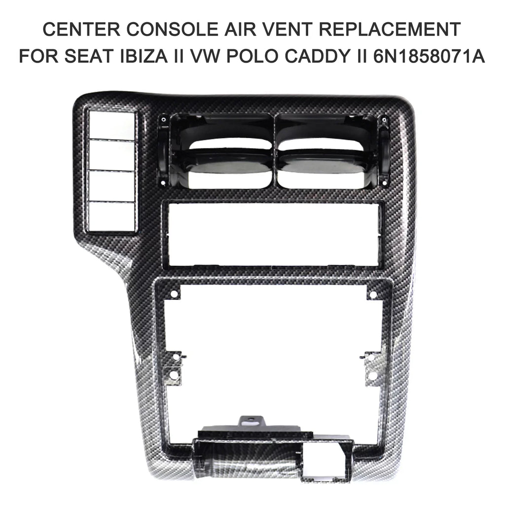 Dazzduo Air Vent,Sizeeat Ibiza II Vent Sizeeat Ibiza Center Console Air Console Air Vent Caddy II 6N1858071A Air Vent Sizeeat II