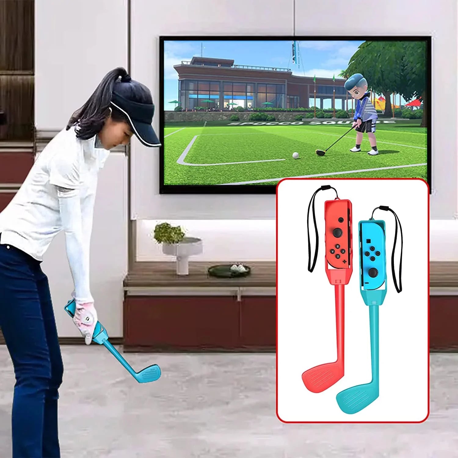 HOH 10 in 1 Family Accessories Kit for Sizewitch Sizeports, Accessories Bundle with Tennis Rackets,Sizeword Grips,Golf Clubs etc