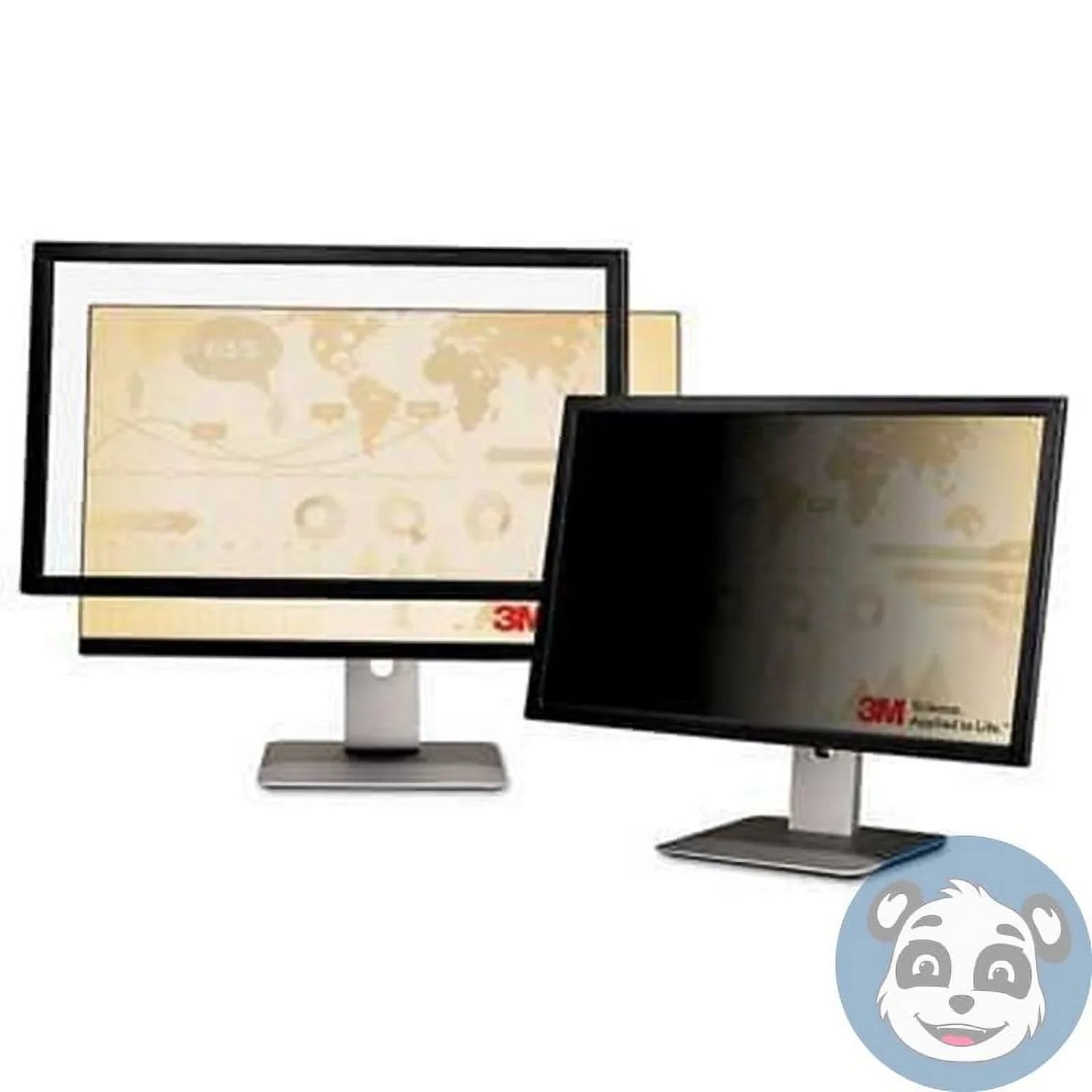 3M PF220W1B - Black Privacy Filter, Matte, Glossy, For 22-in. Widescreen Monitor