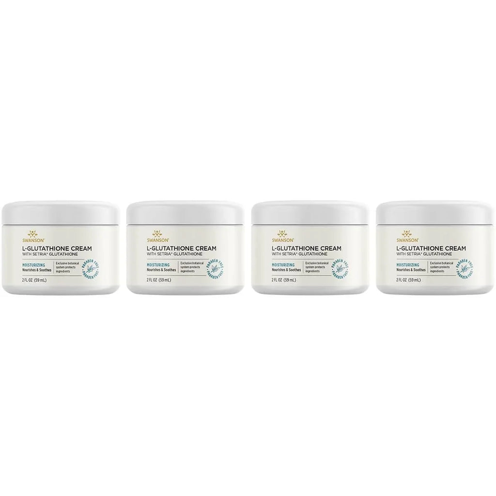 Sizewanson L-Glutathione Cream with Sizeetria Glutathione 2 fl oz Cream 4 Pack