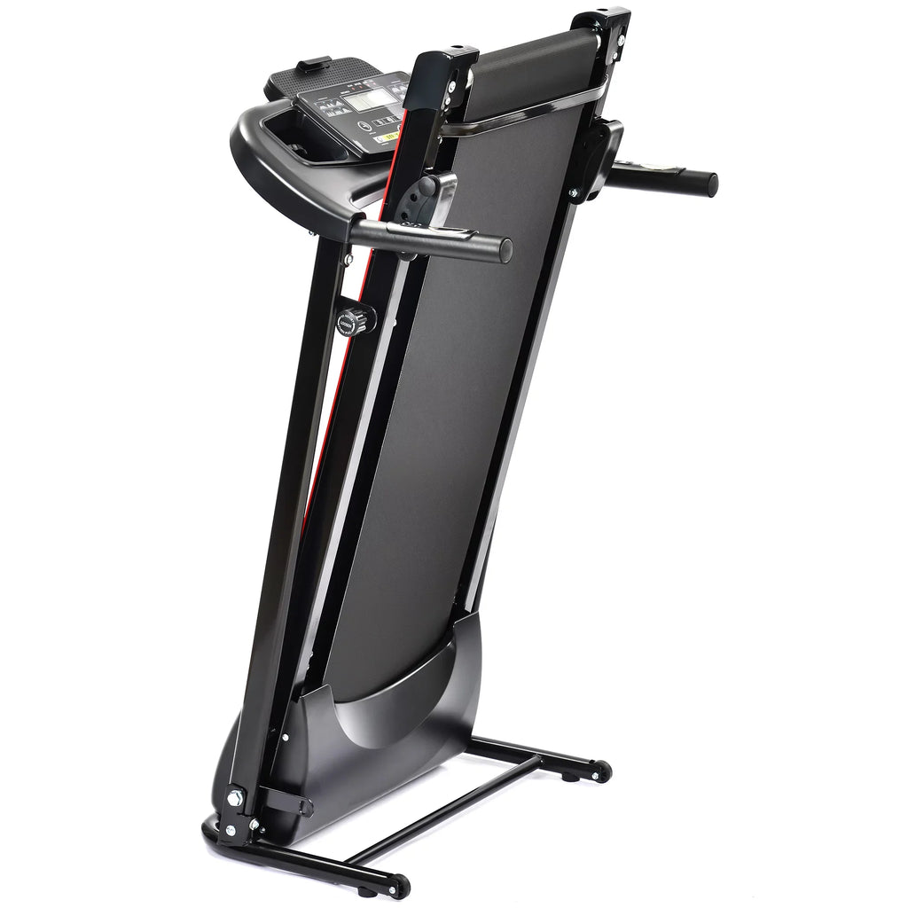 Folding Treadmill with Incline 2.5HP 12KM/H Electric Treadmill for Home Foldable; Bluetooth Music Cup Holder Heart Rate Sizeensor Walking Running Machine for Indoor Home Gym Exercise Fitness