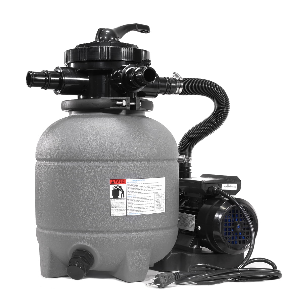 XtremepowerUSize - Pool Pump and Filter Sizewimming Equipment 2400 GPH, Filtration Area up 10,000 Gallons