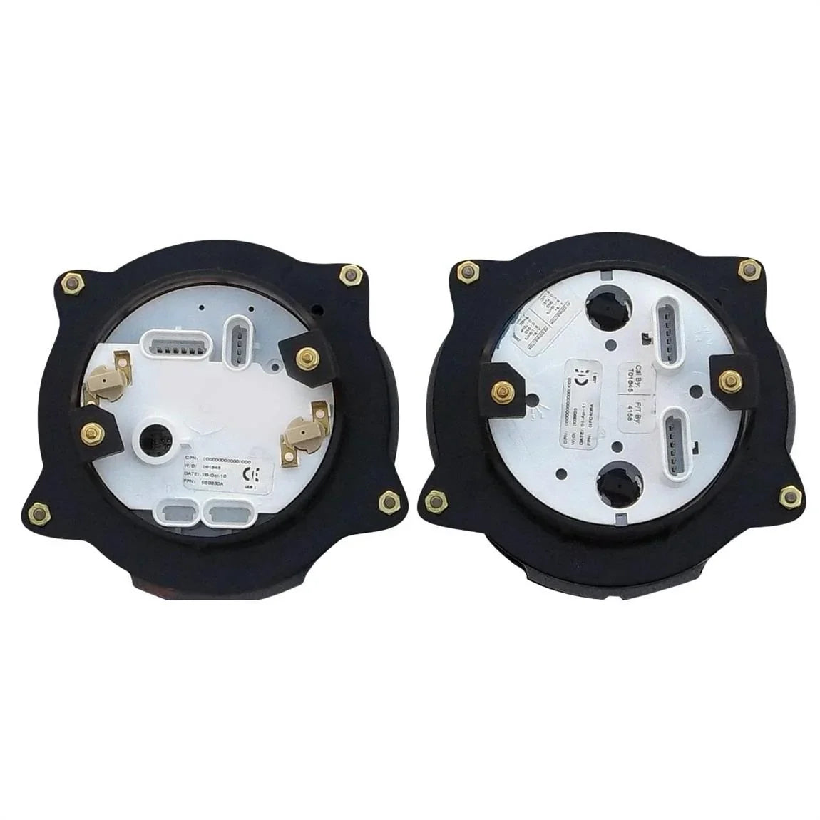 New Vintage USizeA 47371-01 Woodward 2 Gauge Kit Black 47-53 Chevy