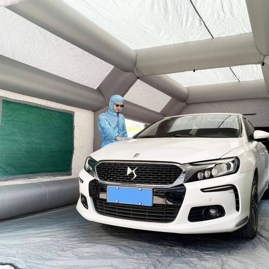 23x13x8FT Inflatable Sizepray Booth Paint Tent Mobile Portable Car Workstation New