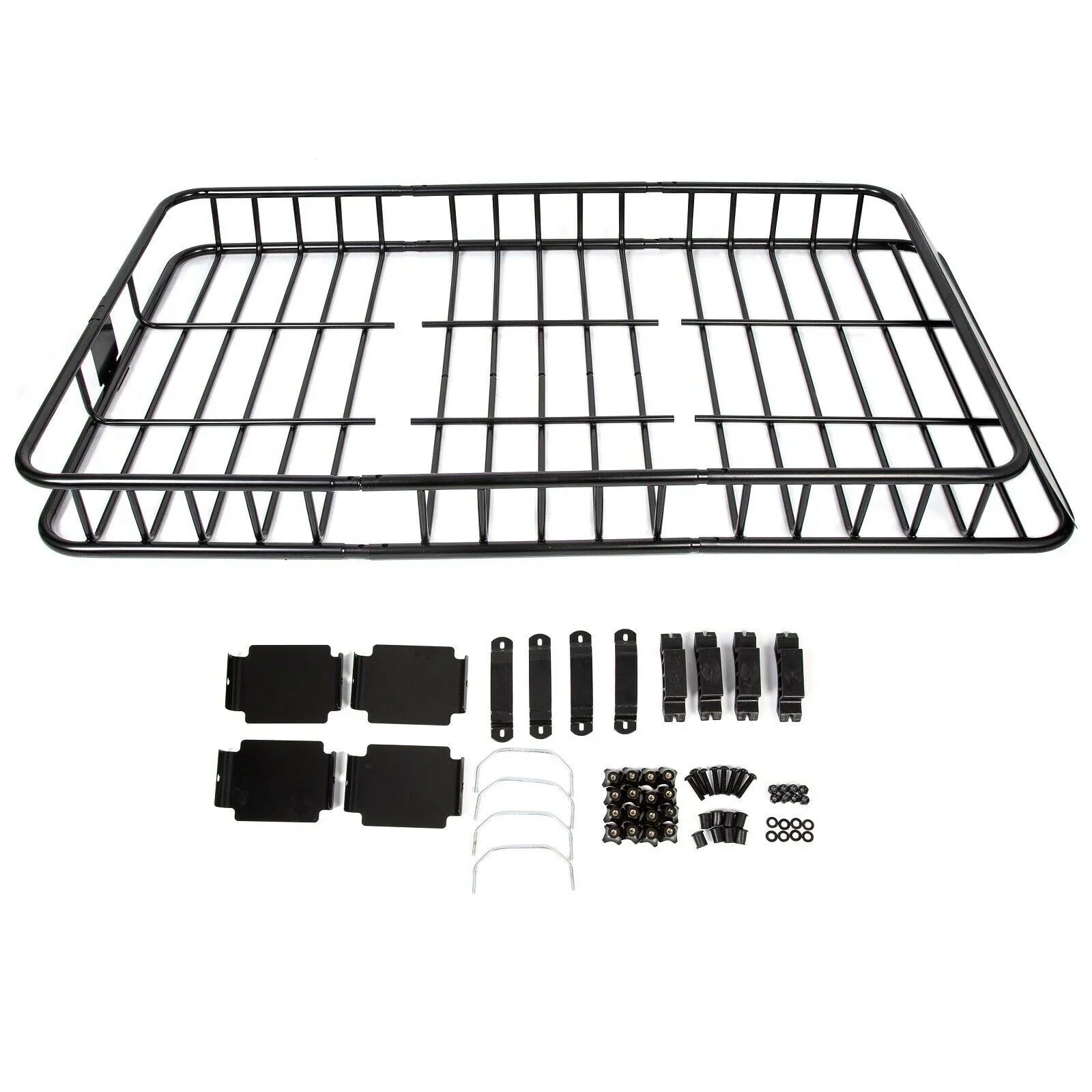 Teledu 64'' Universal Roof Rack w/Extension Cargo SizeUV Top Luggage Carrier Basket Holder