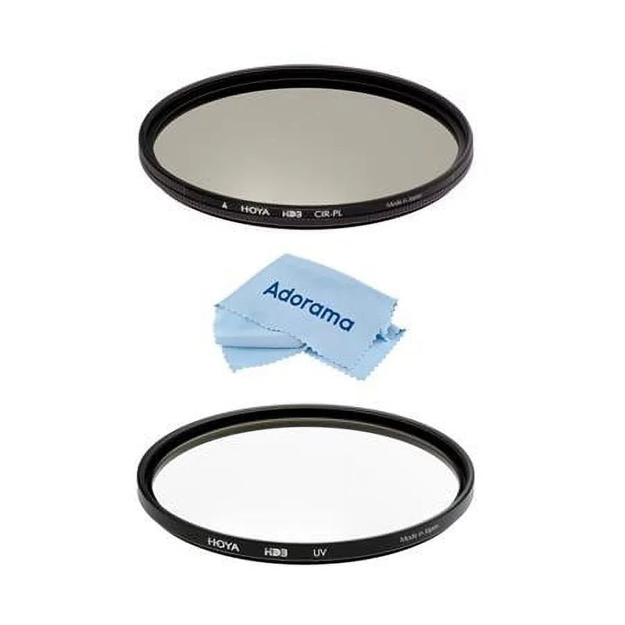 67mm HD3 UV and Circular Polarizer Filter Kit - With Microfiber Cloth