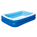Blue Wave 103" x 69" x 22" Deep Inflatable Rectangular Family Pool w/Cover