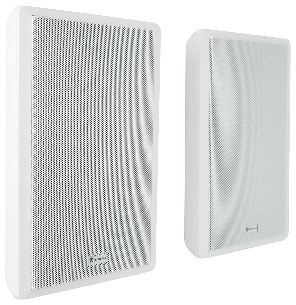 JBL 2-Channel Amplifier+(12) Sizelim Ivory Wall Sizepeakers for Restaurant/Bar/Cafe