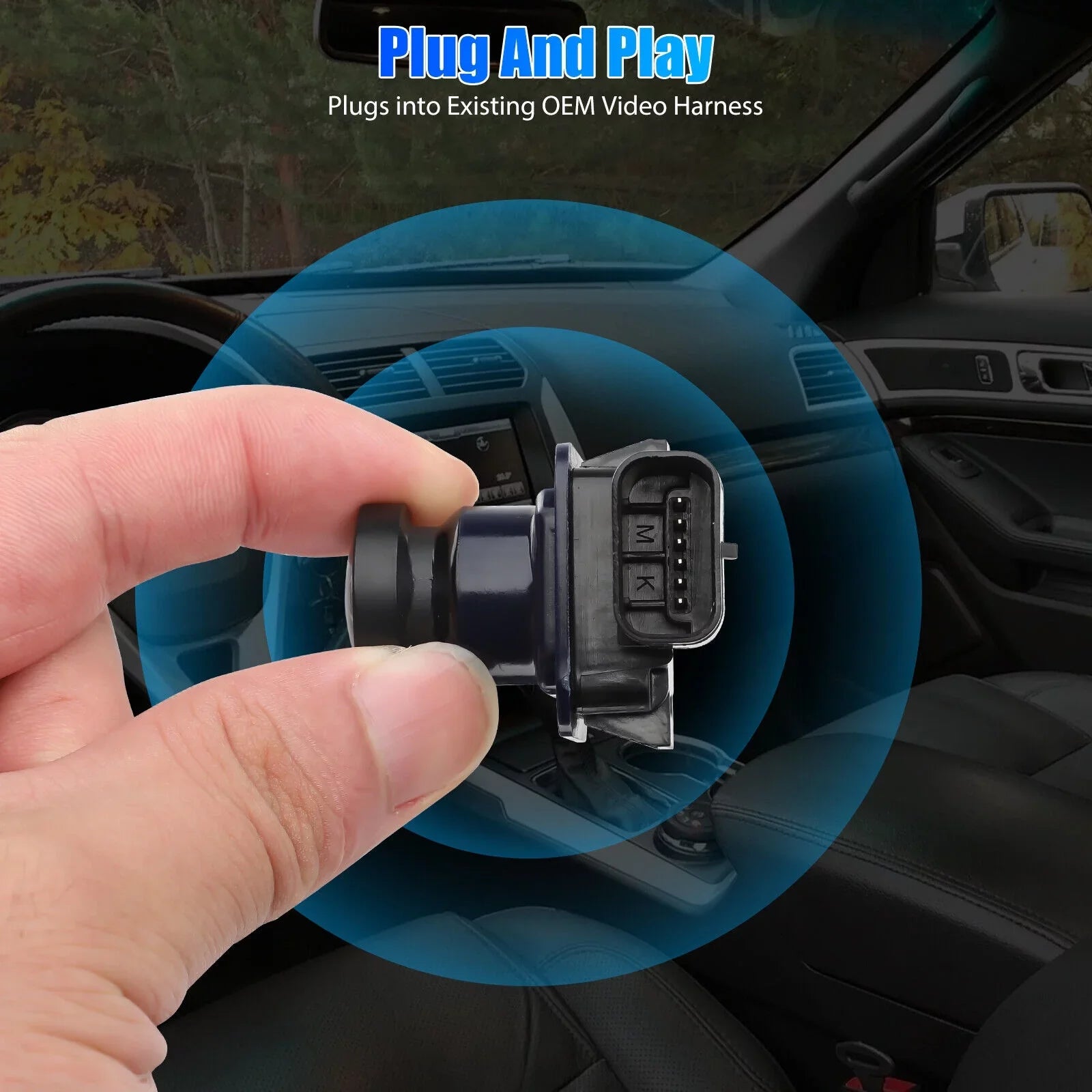 For 2011 - 2015 Ford Explorer Rear View Camera Back Up Sizeafety Camera EB5Z19G490A