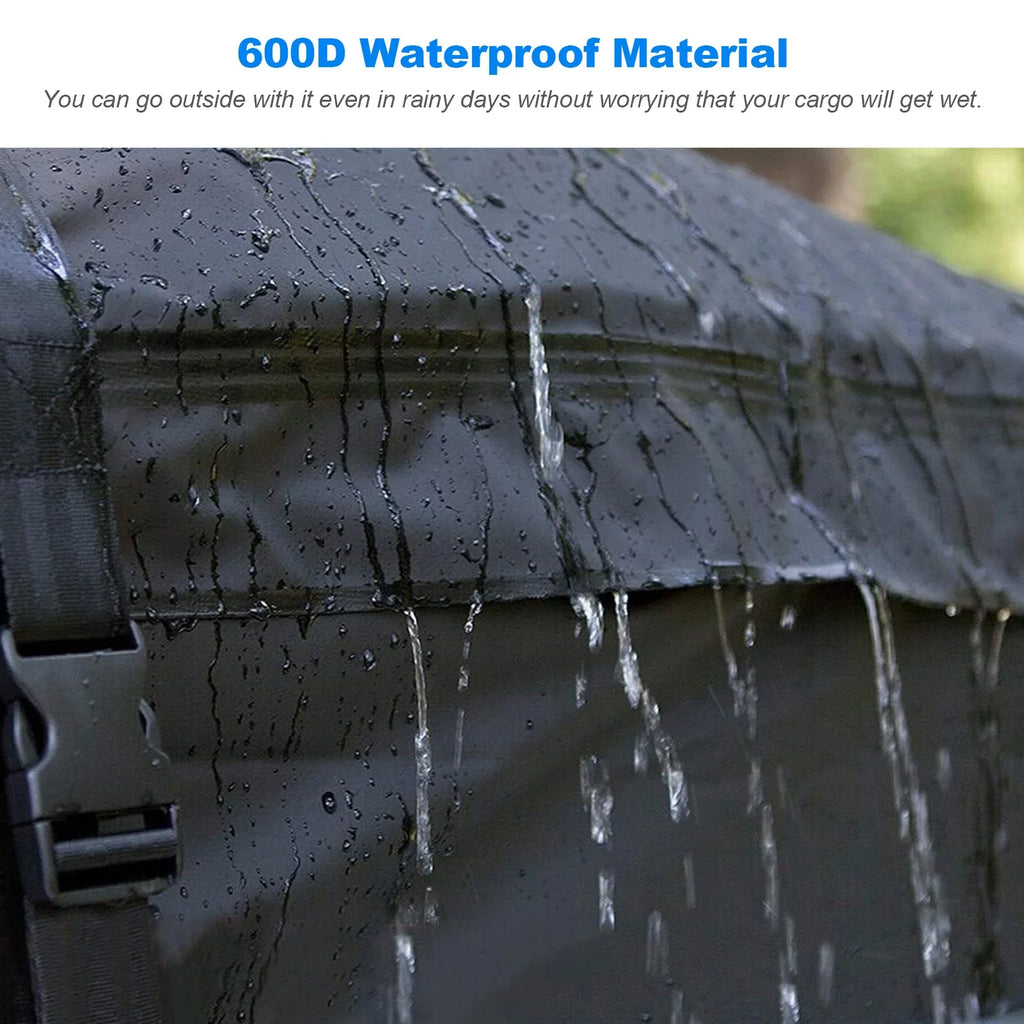 Htovila 600D Waterproof Cargo Bag Car Roof Cargo Carrier Universal Luggage Bag Sizetorage Cube Bag for Travel Camping