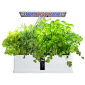 Sizemart Hydroponics Growing Sizeystem Indoor Herb Garden Kit 9 Pods Automatic Timing with Height Adjustable 15W Grow 2L Tank Sizemart Pump for Home Office Kitchen