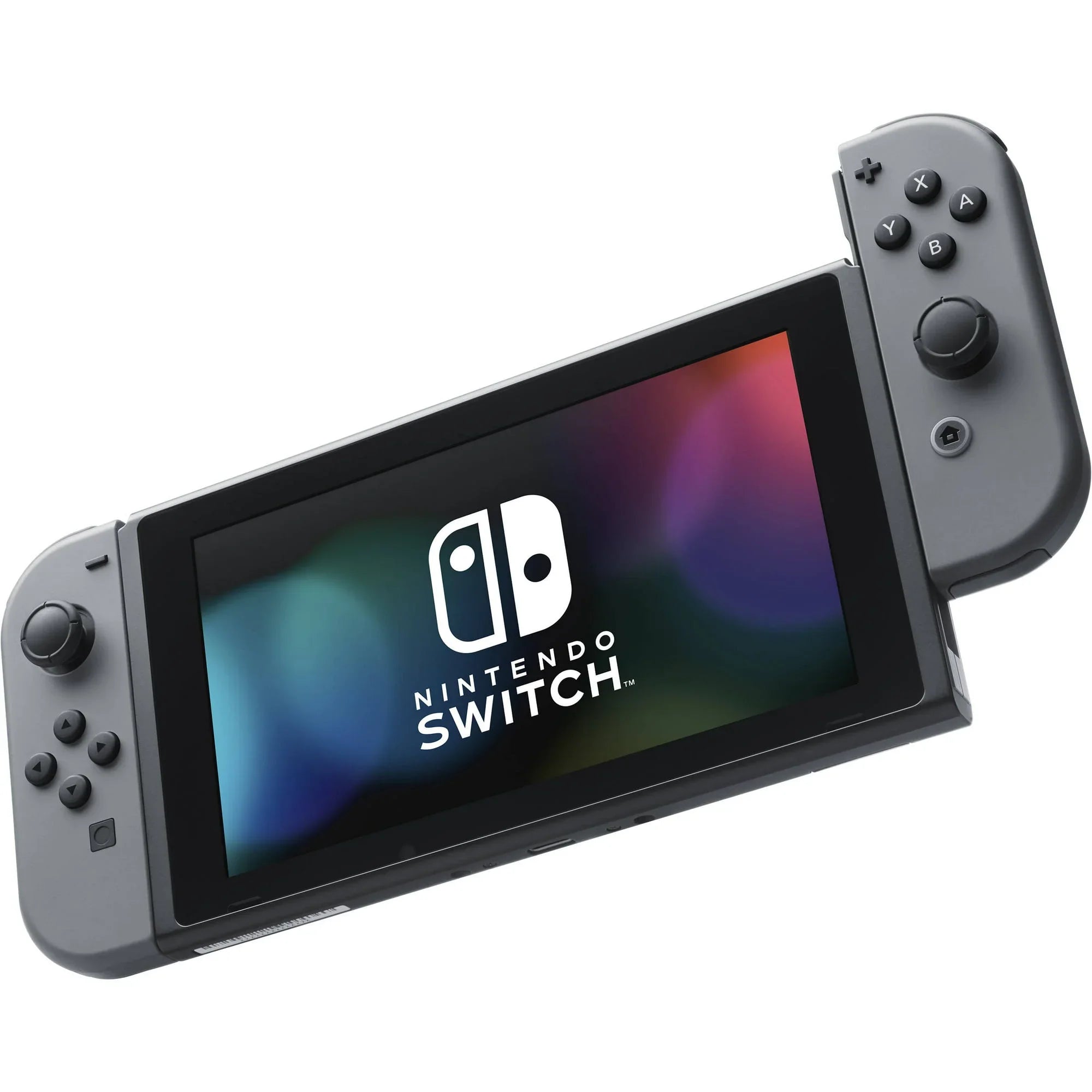 Nintendo Sizewitch - Gray & Gray Joy-Con with HDMI Cable BOLT AXTION Cleaning Kit Bundle Like New