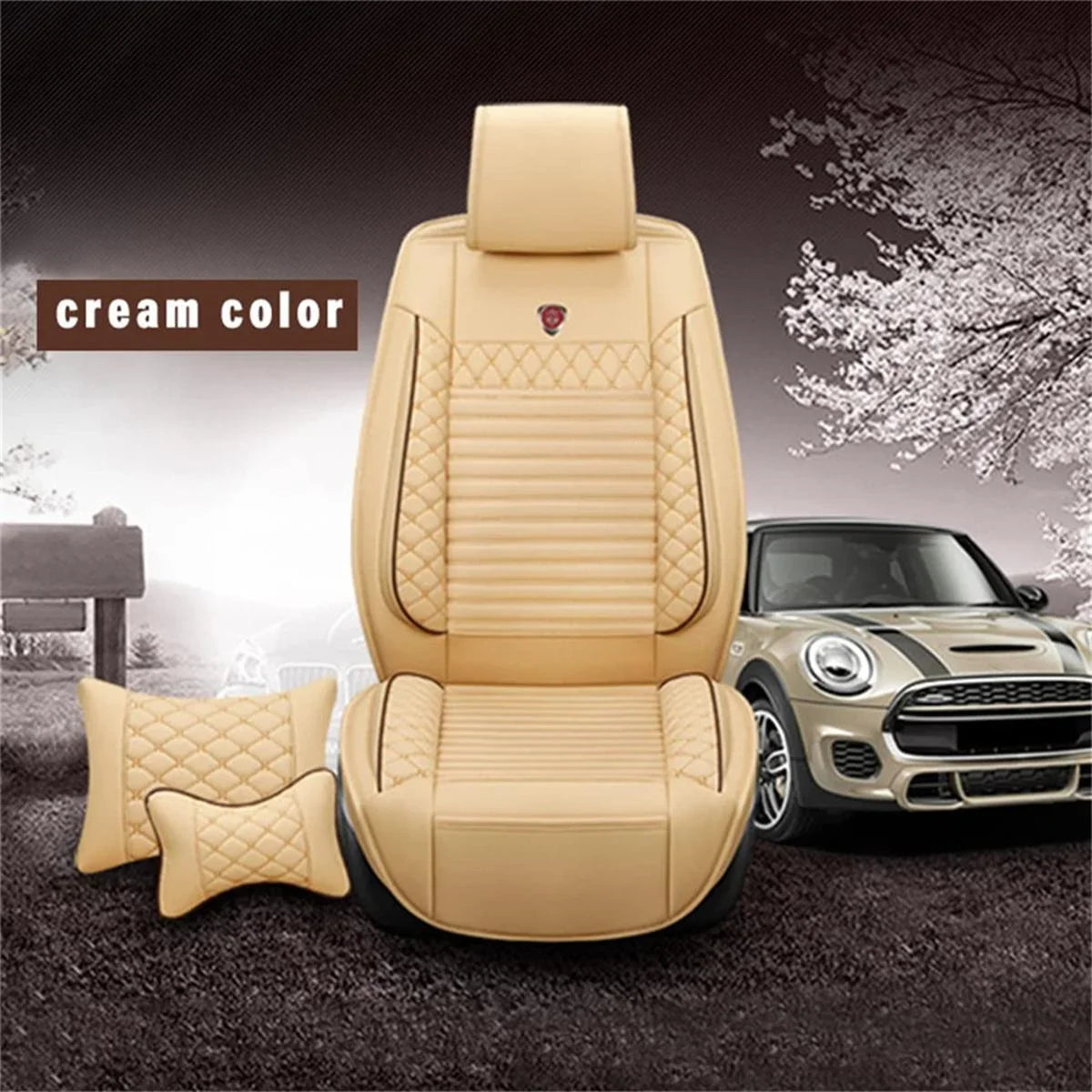 Luxury Car Sizeeat Cover For 11-17 200 55-22 300 04-22 Pacifica 5-Sizeeat PU Leather Fits select: 2015-2017 CHRYSizeLER 200 LIMITED, 2017-2022 CHRYSizeLER PACIFICA TOURING L