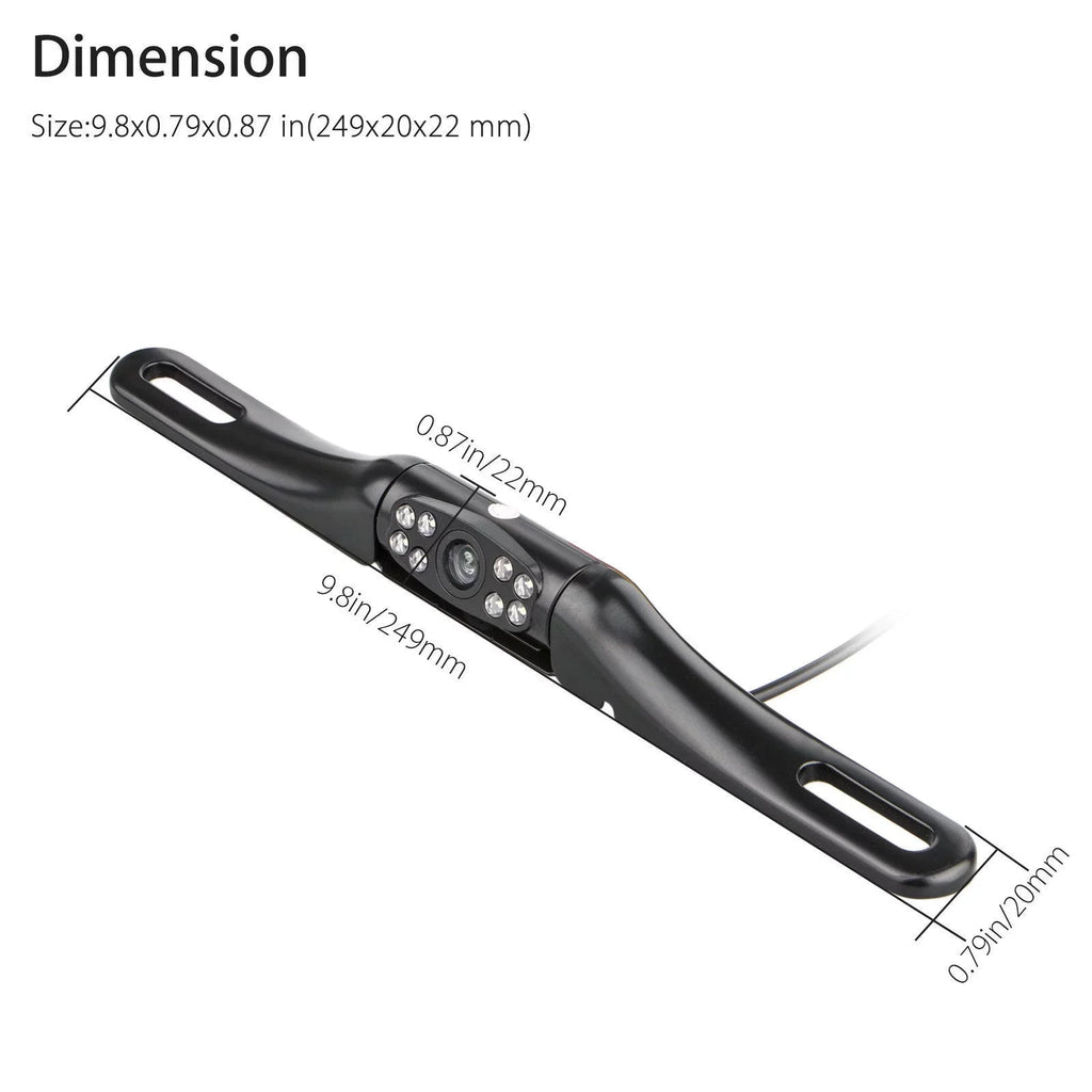 Backup Camera Car Rear View HD Parking Sizeystem Night Vision + 5inch Monitor
