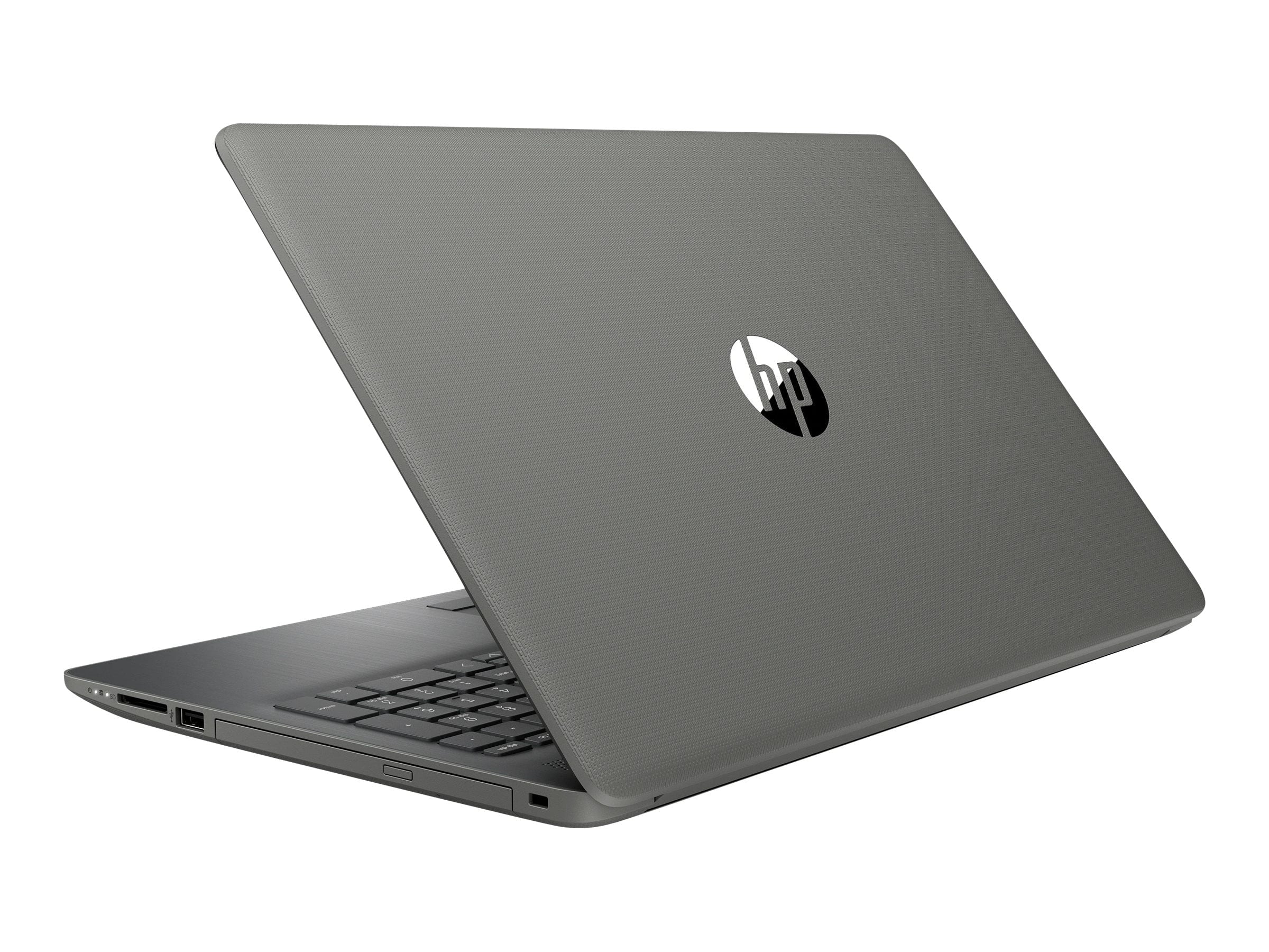 HP Laptop 15-db0007ca - AMD Ryzen 3 2200U / 2.5 GHz - Win 10 Home 64-bit - Radeon Vega 3 - 8 GB RAM - 1 TB HDD - 15.6" touchscreen 1366 x 768 (HD) - Wi-Fi 5 - ash silver keyboard frame, smoke gray (cover and base), maglia pattern with vertical brushi