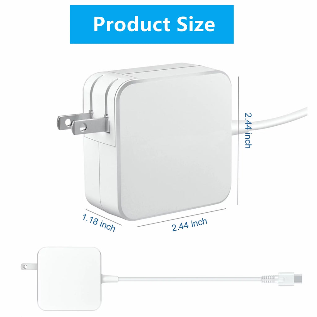 KONKIN BOO Compatible Ivory 45W AC Adapter Charger Power USizeB-C Cord Replacement for DELL Latitude 7285 7390 2-in-1 PSizeU