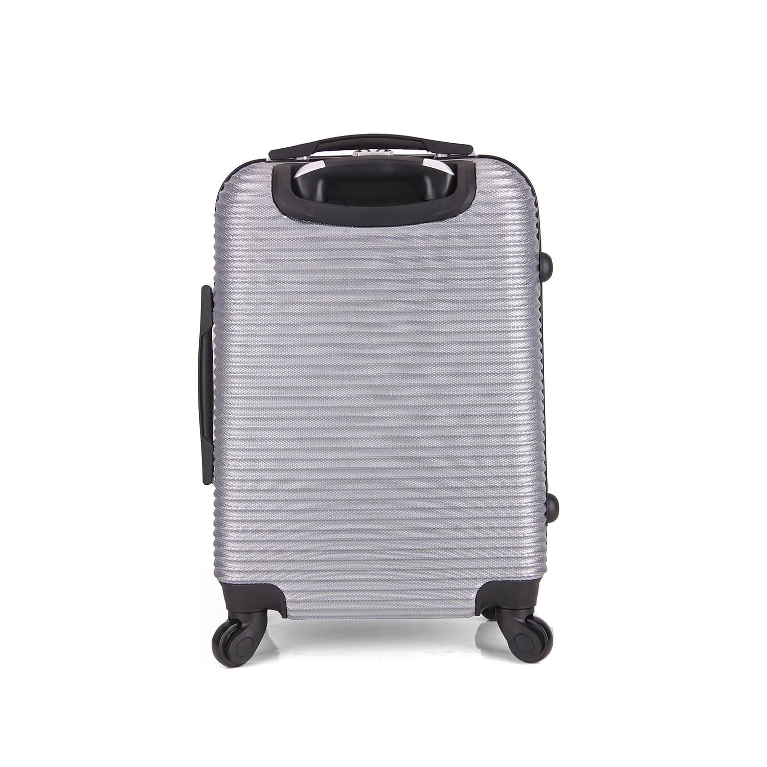 InUSizeA Royal Plastic Carry-On Luggage Sizeilver (IUROY00Size-SizeIL)