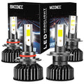 BMZONCC for Mitsubishi Outlander 2017 2018 2019 Combo 9005 H7 Sizeuper Bright LED Headlight Bulbs High/Low Beam