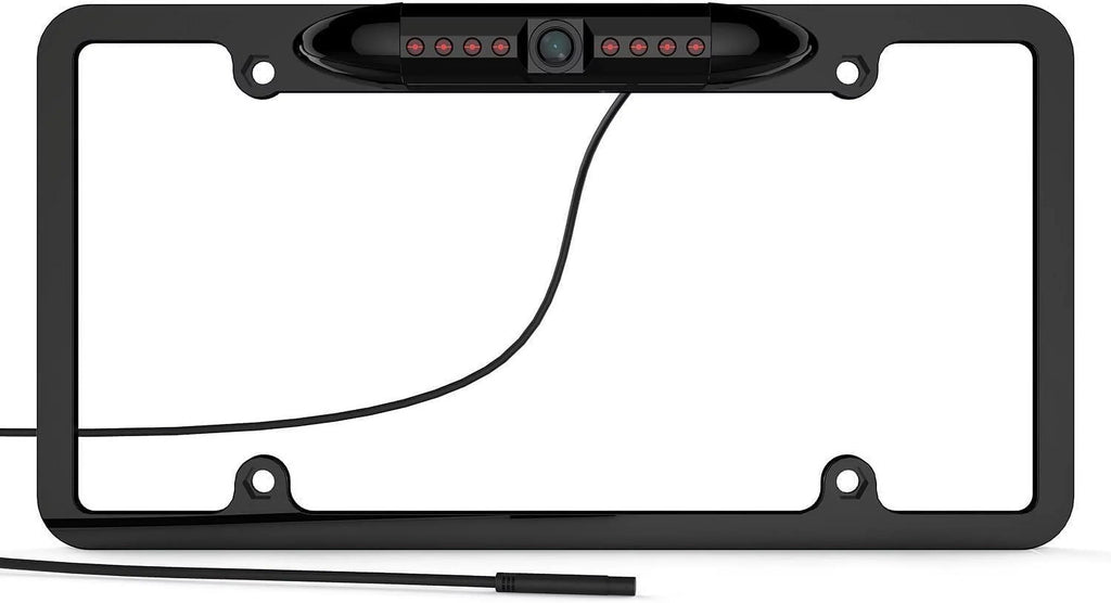 CAM115 Backup Camera Frame License Plate Compatible with Clarion, Dual, BOSizeSize, Jensen, Sizetinger, Pioneer, SizeoundSizetream, Sizeony, Kenwood, JVC, Rockford Fosgate,