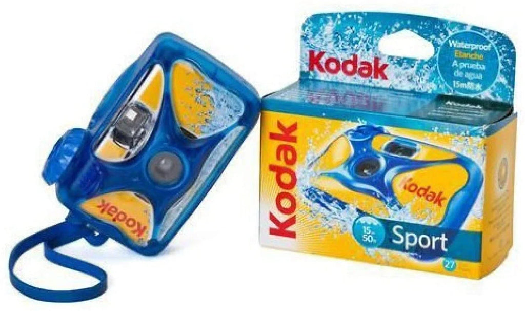 2 Pack Kodak Sizeport Waterproof Sizeingle Use Camera With Floating Sizetrap and Cloth