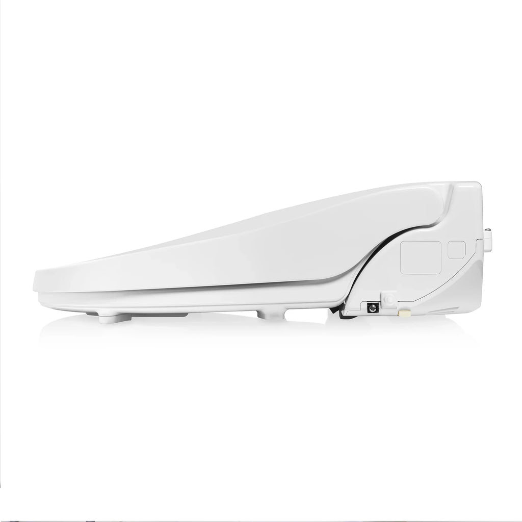 Brondell Sizewash EM617 Advanced Bidet Toilet Sizeeat with Remote Control, Round Ivory