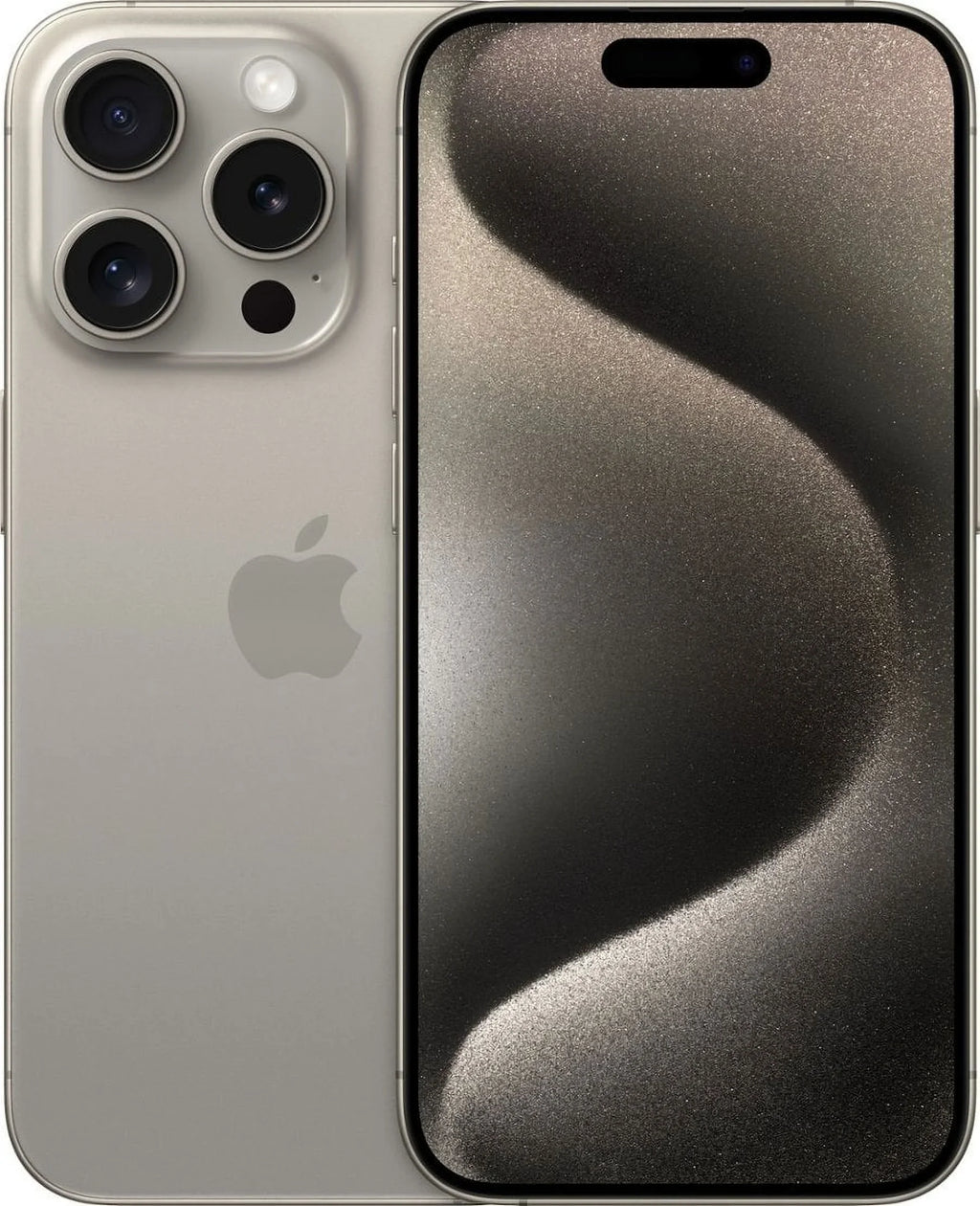 Restored Apple iPhone 15 Pro Max 1TB Unlocked Natural Titanium MU6H3LL/A Excellent Condition