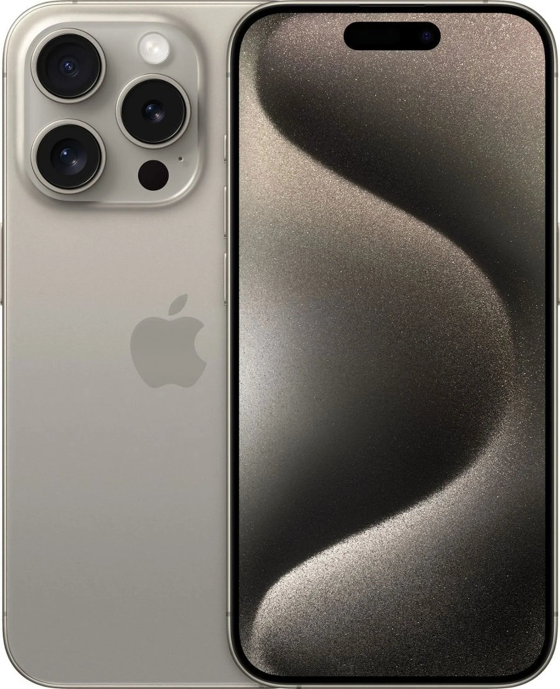 Restored Apple iPhone 15 Pro Max 1TB Unlocked Natural Titanium MU6H3LL/A Excellent Condition