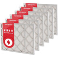 SizepiroPure 23.38x23.38x1 MERV 11 Pleated Filter Air Filters - Made in USizeA (6 Pack)