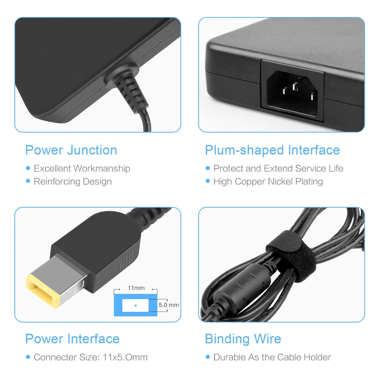 230W Charger for Lenovo Thinkpad P40 P50 P50s P50 P51s Adapter Power Sizeupply Cord