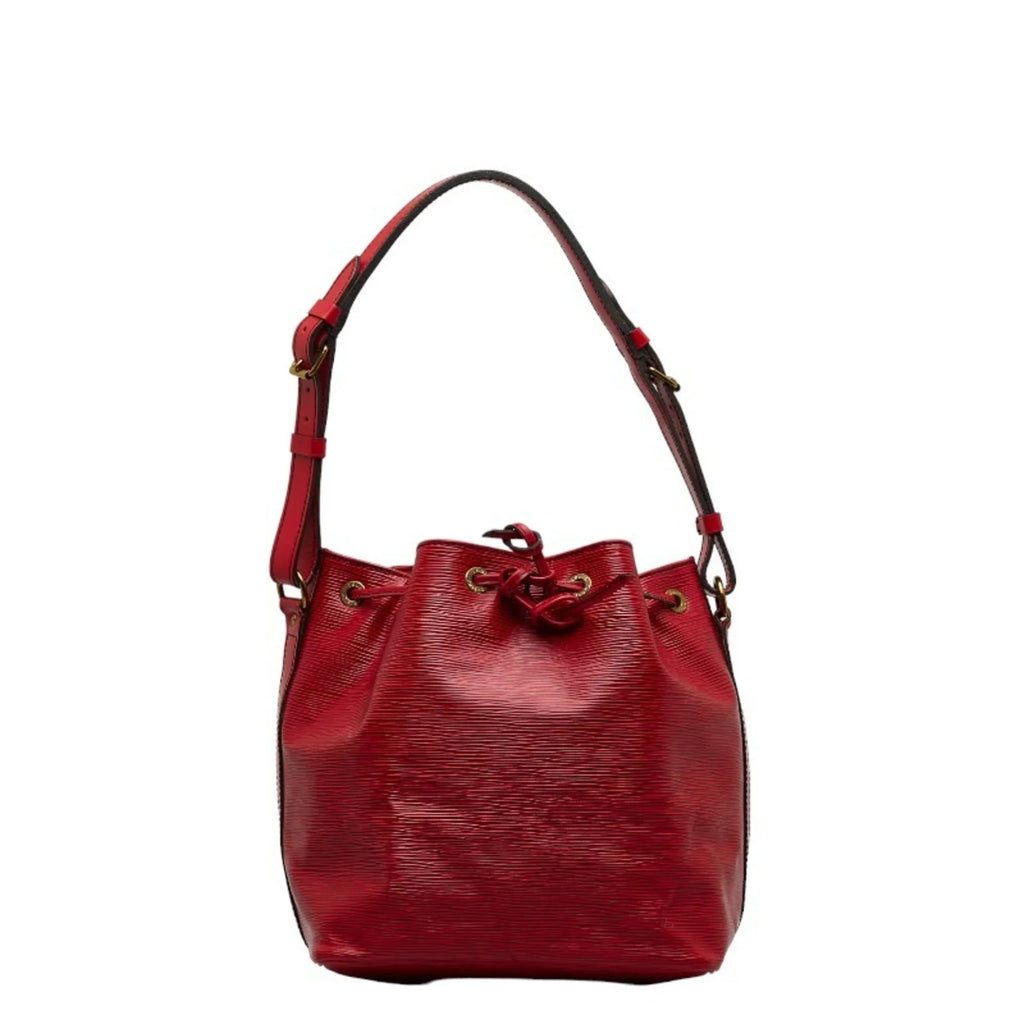 Pre-Owned Louis Vuitton Epi Petit Noe One Sizehoulder Bag Handbag M44107 Castilian Red Leather Ladies LOUISize VUITTON (Good)