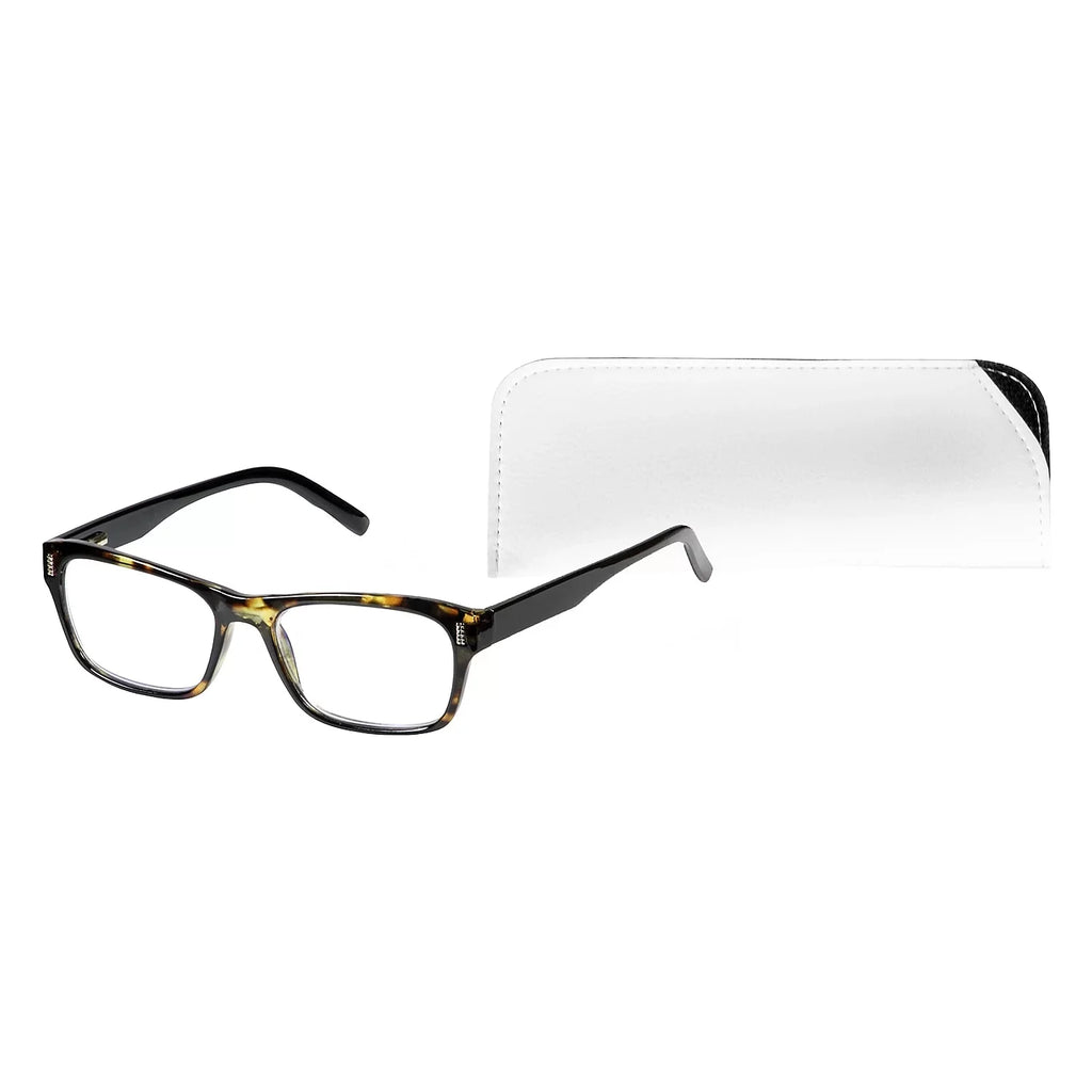 SizeAV Eyewear SizeAV VK Couture +1.50 Blue Light Reading Glasses Demi Black (EVKB03-150-960)