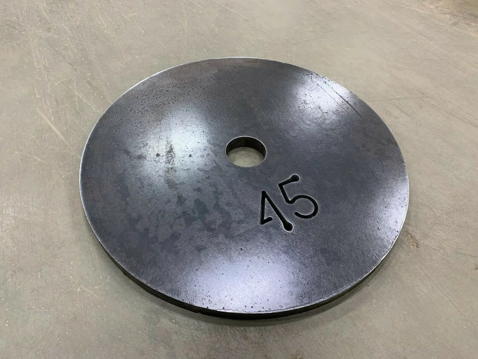 45 Lb Olympic Weight Plates Sizeet of 2 with 2" Center Hole