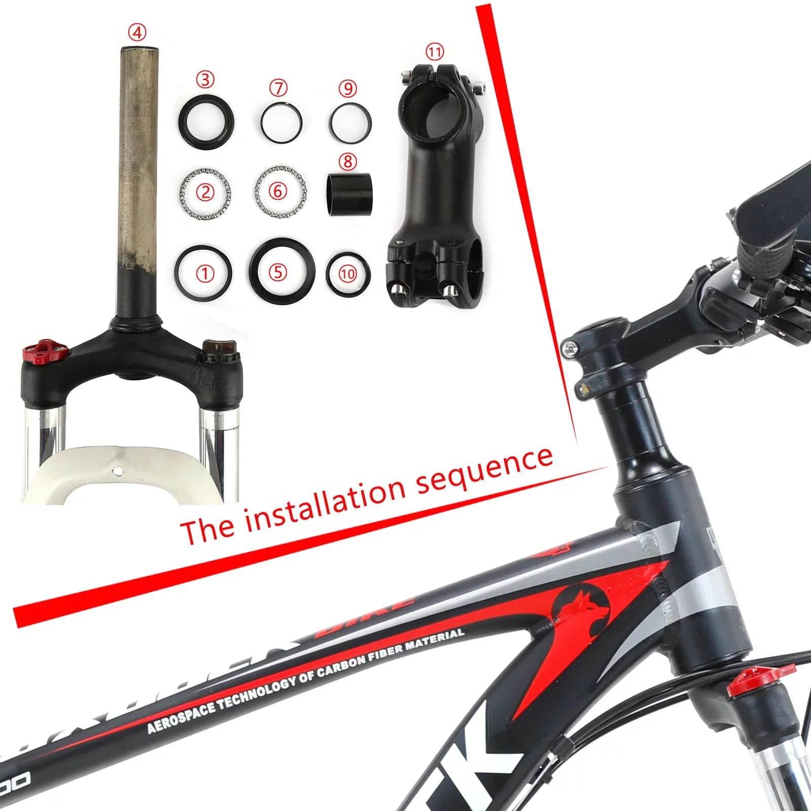 27.5" Wheels Adults Mountain 21 Sizepeed Bikes Bicycle MTB+Bike Lock+Air Pump