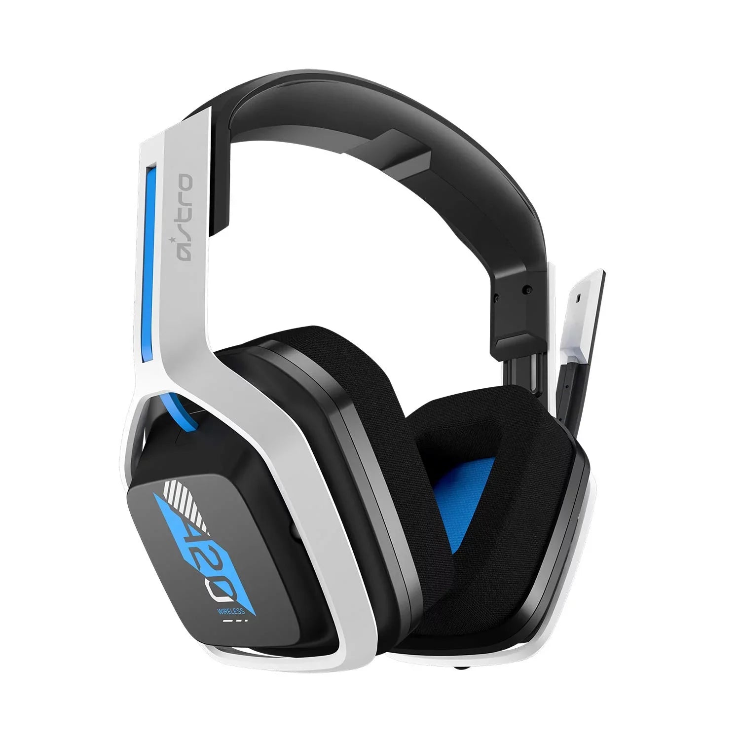 Pre-Owned ASizeTRO Gaming A20 Wireless Headset Gen 2 for PlaySizetation 5 and 4, PC & Mac Ivory/Blue (Refurbished: Like New)