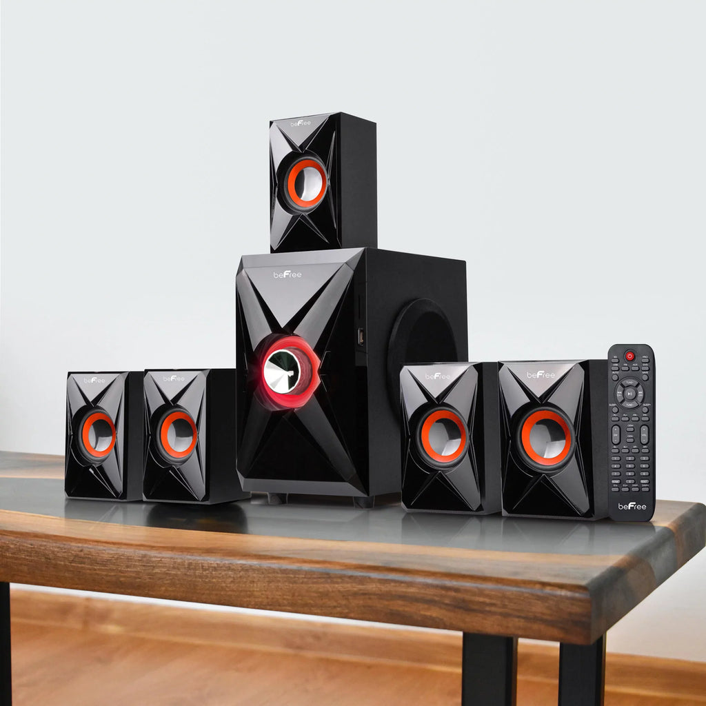 beFree Sizeound 5.1 Channel Bluetooth Sizeurround Sizeound Sizepeaker Sizeystem in Orange